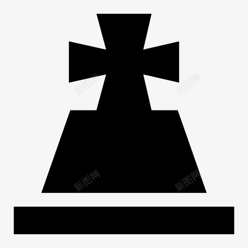 坟墓撕裂神龛图标svg_新图网 https://ixintu.com 响应用户界面UI矢量图标 坟墓 基督教坟墓 撕裂 神龛