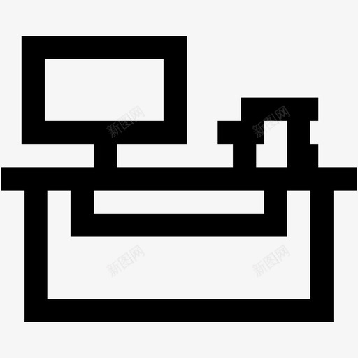 办公室自由职业者家庭办公室图标svg_新图网 https://ixintu.com 办公室 家庭办公室 工作台 工作空间 自由职业者