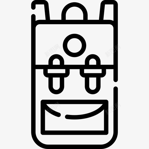 背包返校44直线型图标svg_新图网 https://ixintu.com 直线型 背包 返校44