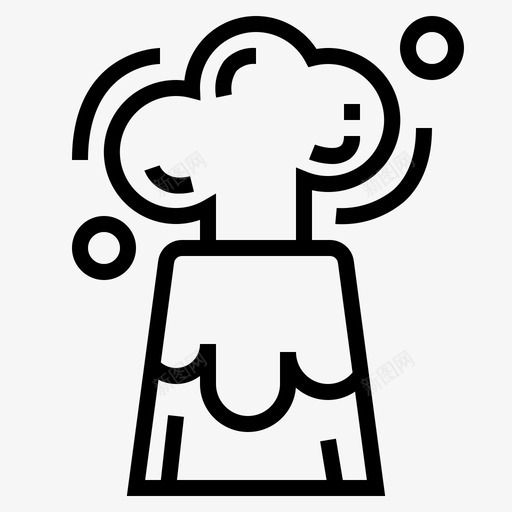 火山危险灾难图标svg_新图网 https://ixintu.com 危险 喷发 恐龙 火山 灾难