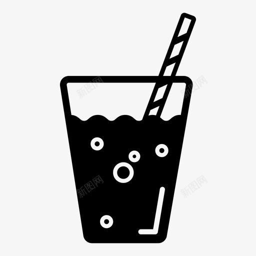 汽水饮料苹果酒图标svg_新图网 https://ixintu.com 可乐 水 汽水 离子 苹果酒 饮料