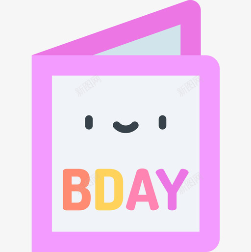 请柬生日79平铺图标svg_新图网 https://ixintu.com 平铺 生日79 请柬