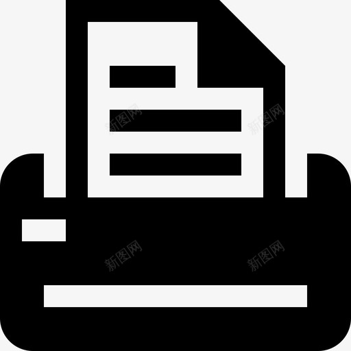 印刷技术按钮数码图标svg_新图网 https://ixintu.com 办公室 印刷技术 打印机 按钮 数码 硬件实体图标 纸张
