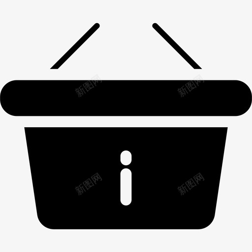 购物篮购物115实心图标svg_新图网 https://ixintu.com 实心 购物115 购物篮