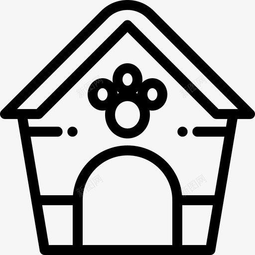狗舍兽医9直系图标svg_新图网 https://ixintu.com 兽医9 狗舍 直系
