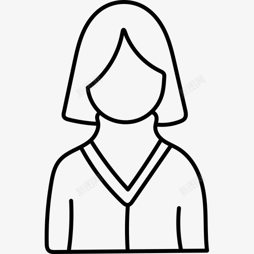 女人阿凡达56黑人图标svg_新图网 https://ixintu.com 女人 阿凡达56 黑人