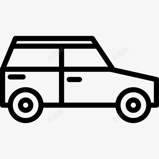 货车运输64直线型图标svg_新图网 https://ixintu.com 直线型 货车 运输64