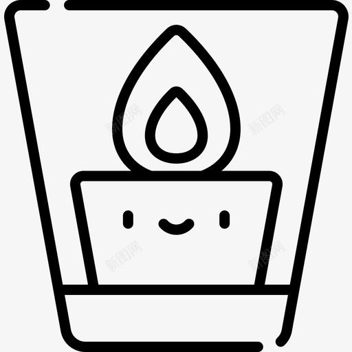 坎德尔死亡日9线性图标svg_新图网 https://ixintu.com 坎德尔 死亡日9 线性