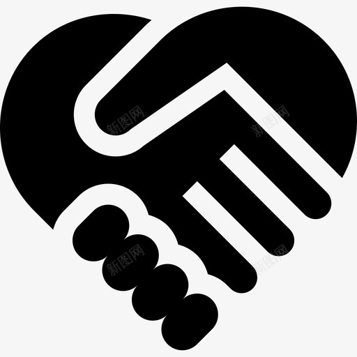 握手友谊5充实图标svg_新图网 https://ixintu.com 充实 友谊5 握手