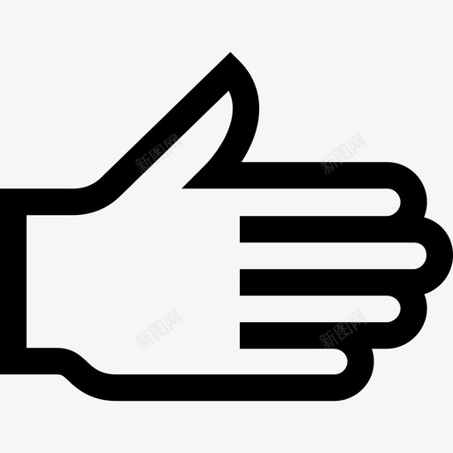 手友谊6直系图标svg_新图网 https://ixintu.com 友谊6 手 直系