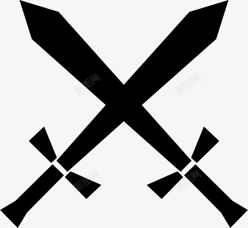刀锋被攻击战斗图标svg_新图网 https://ixintu.com 刀锋 剑 战争 战斗 被攻击