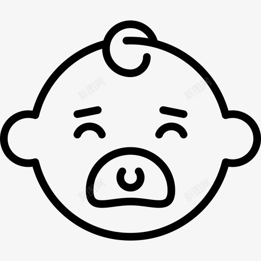 婴儿产妇直系亲属图标svg_新图网 https://ixintu.com 产妇 婴儿 直系亲属