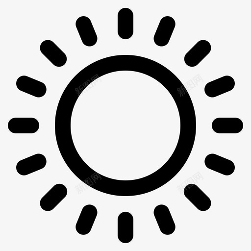阳光日出绿色环保和全球变暖线图标svg_新图网 https://ixintu.com 日出 绿色环保和全球变暖线 阳光