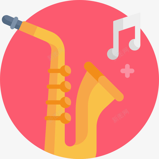 萨克斯管音乐节29平缓图标svg_新图网 https://ixintu.com 平缓 萨克斯管 音乐节29