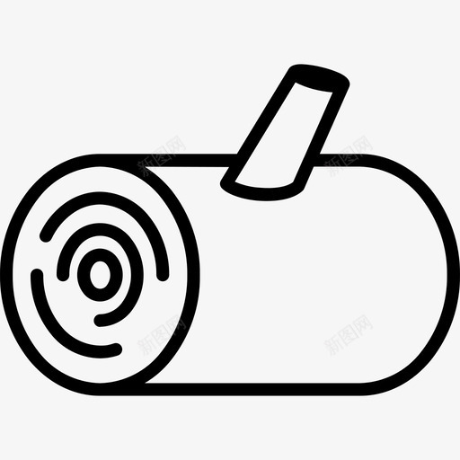 原木伐木工人4直线图标svg_新图网 https://ixintu.com 伐木工人4 原木 直线