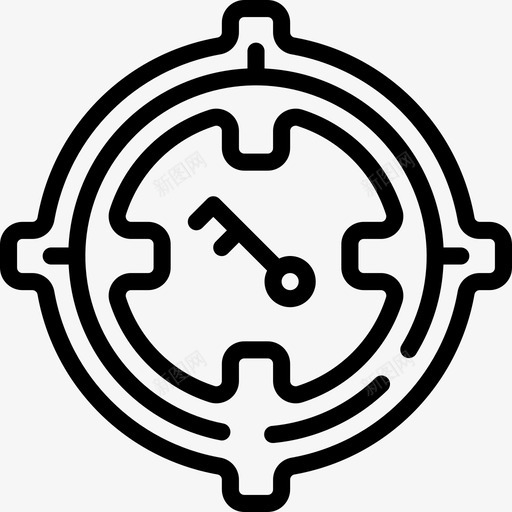 目标搜索引擎优化和网页优化14线性图标svg_新图网 https://ixintu.com 搜索引擎优化和网页优化14 目标 线性