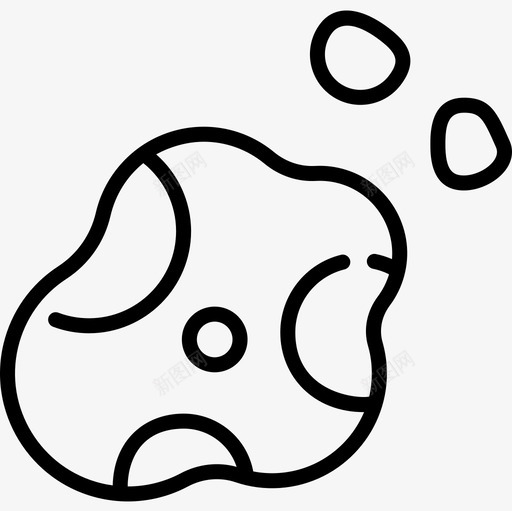 小行星科幻小说16直线图标svg_新图网 https://ixintu.com 小行星 直线 科幻小说16