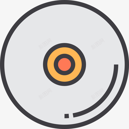 Cd计算机硬件11线性彩色图标svg_新图网 https://ixintu.com Cd 线性彩色 计算机硬件11