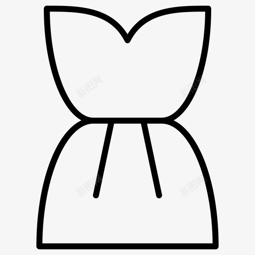衣着时尚和服装薄图标svg_新图网 https://ixintu.com 时尚和服装薄 衣着