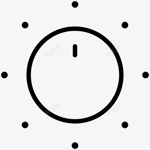 旋钮按钮控制器图标svg_新图网 https://ixintu.com 按钮 控制器 旋钮 选择 通勤薄 音量