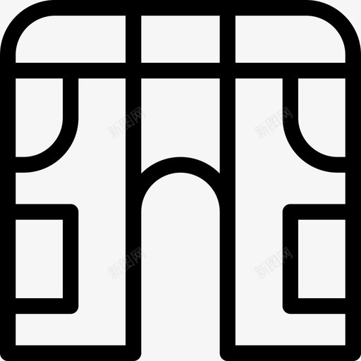 长裤橄榄球2直线型图标svg_新图网 https://ixintu.com 橄榄球2 直线型 长裤