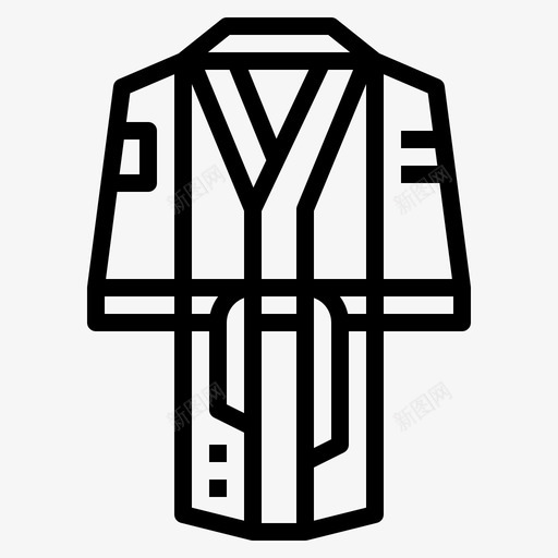 拳击制服长袍运动图标svg_新图网 https://ixintu.com 拳击制服 泰拳 运动 长袍