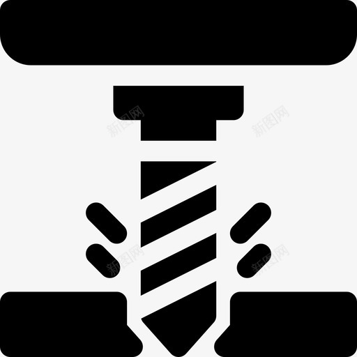 钻井工业流程10填充图标svg_新图网 https://ixintu.com 填充 工业流程10 钻井