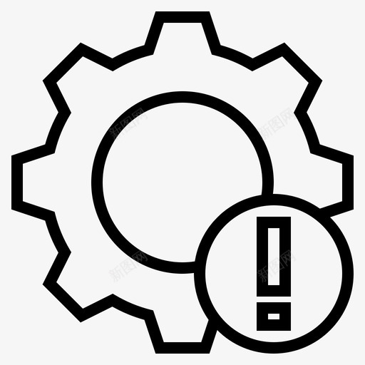 齿轮标志概念设备图标svg_新图网 https://ixintu.com 工具 概念 硬件 设备 齿轮标志 齿轮概念