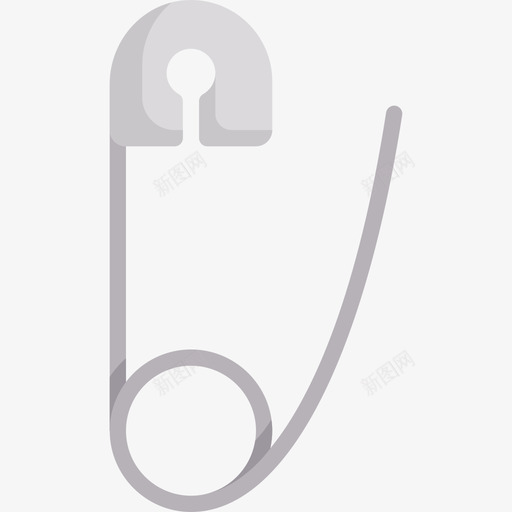 安全别针孕妇装扁平图标svg_新图网 https://ixintu.com 孕妇装 安全别针 扁平