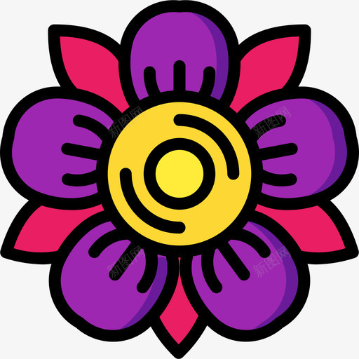 花死亡之日2线性颜色图标svg_新图网 https://ixintu.com 死亡之日2 线性颜色 花