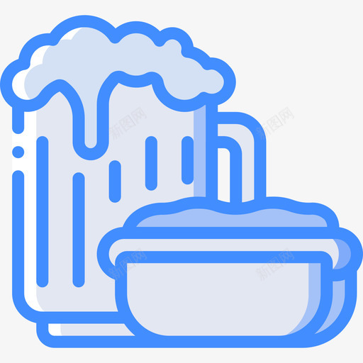 啤酒快餐42蓝色图标svg_新图网 https://ixintu.com 啤酒 快餐42 蓝色