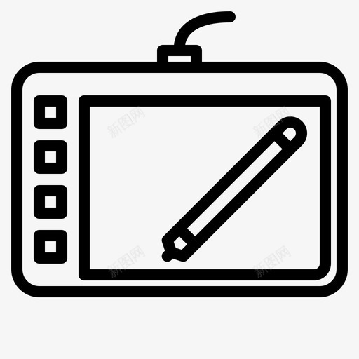笔鼠标电脑电子图标svg_新图网 https://ixintu.com 技术 电子 电脑 电脑硬件 硬件 笔鼠标 设备