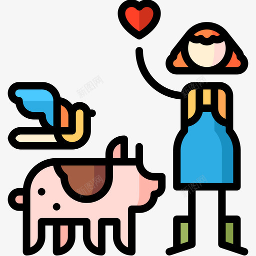 生物学家慈善机构41线性颜色图标svg_新图网 https://ixintu.com 慈善机构41 生物学家 线性颜色