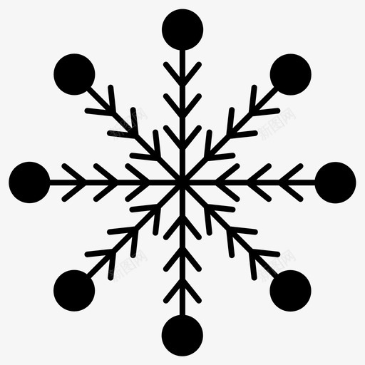 下雪庆祝圣诞节图标svg_新图网 https://ixintu.com 下雪 圣诞节 庆祝 雪花