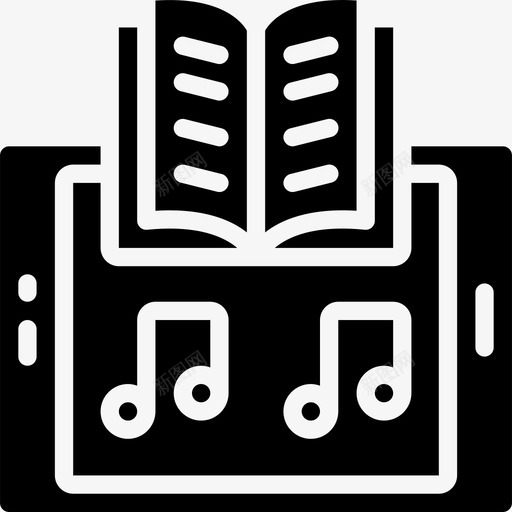 有声书娱乐30填充图标svg_新图网 https://ixintu.com 填充 娱乐30 有声书