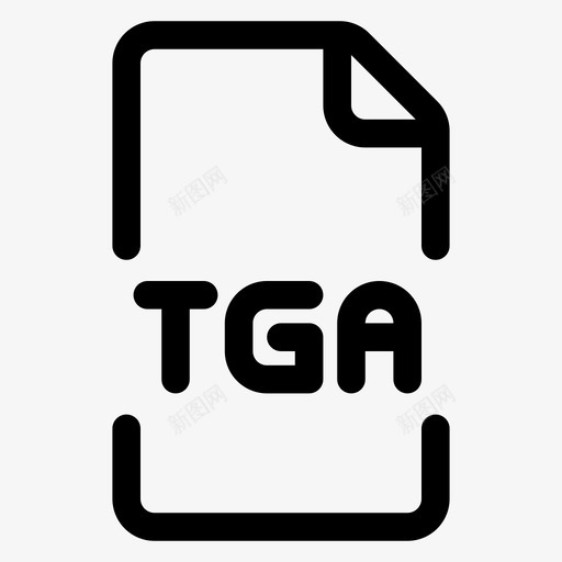 tgadoc文件图标svg_新图网 https://ixintu.com doc tga 图形格式 文件