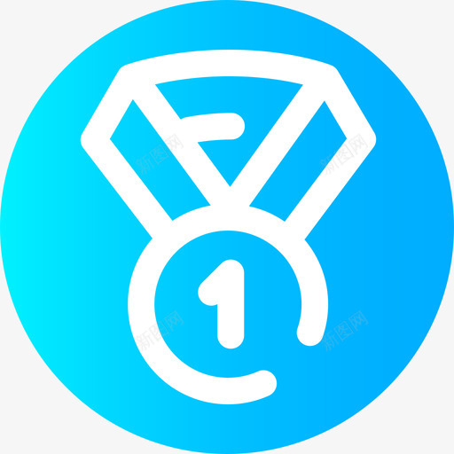 奖章教育144通告图标svg_新图网 https://ixintu.com 奖章 教育144 通告
