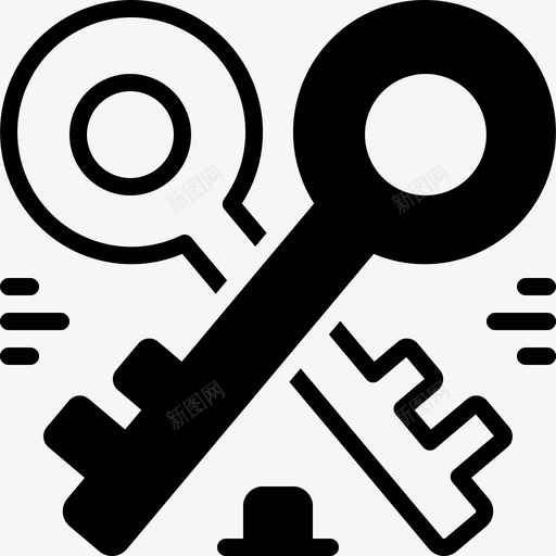 房屋钥匙通道无障碍图标svg_新图网 https://ixintu.com 安全 房屋钥匙 无障碍 通道