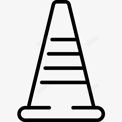 交通锥运输91直线图标svg_新图网 https://ixintu.com 交通锥 直线 运输91
