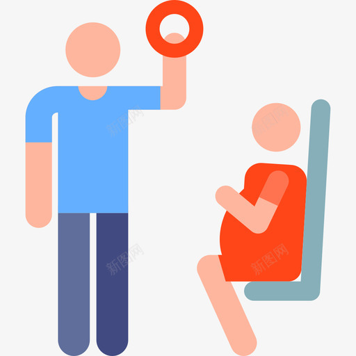 怀孕优先城市象形图2颜色图标svg_新图网 https://ixintu.com 城市象形图2 怀孕优先 颜色