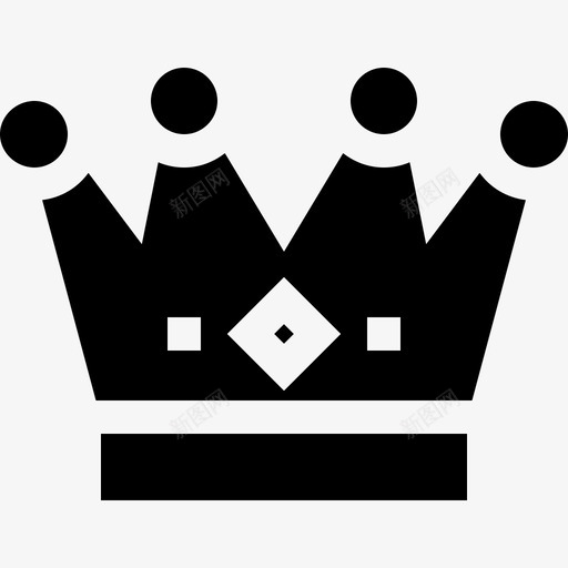 皇冠珠宝13填充图标svg_新图网 https://ixintu.com 填充 珠宝13 皇冠