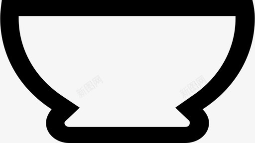 碗饭碗容器图标svg_新图网 https://ixintu.com 容器 汤碗 碗 饭碗