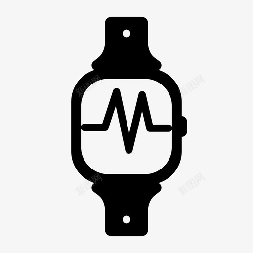 健康智能手表小工具健身房图标svg_新图网 https://ixintu.com 健康智能手表 健身房 医疗保健 小工具 科技