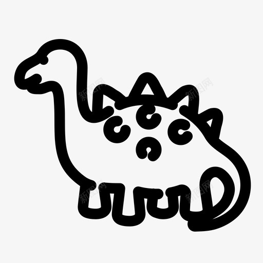 恐龙考古学挖掘图标svg_新图网 https://ixintu.com 化石 恐龙 挖掘 研究 科学 考古学