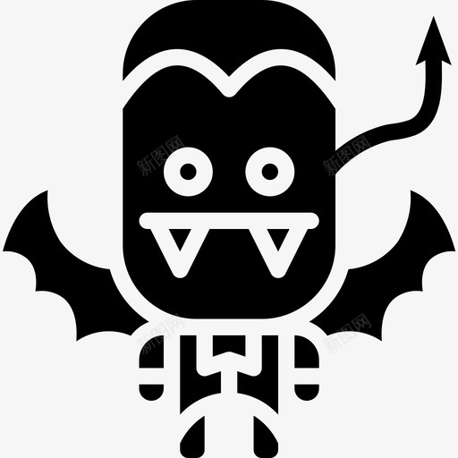 魔鬼万圣节112加油图标svg_新图网 https://ixintu.com 万圣节112 加油 魔鬼