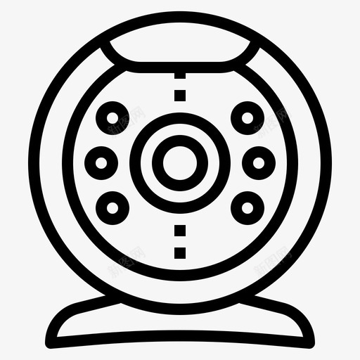 网络摄像头聊天视频图标svg_新图网 https://ixintu.com 多媒体大纲 网络摄像头 聊天 视频 视频摄像头 视频通话