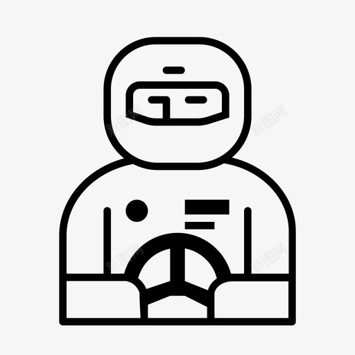 赛车手运动员汽车司机图标svg_新图网 https://ixintu.com 大奖赛 拉力赛司机 汽车司机 职业 赛车手 运动员