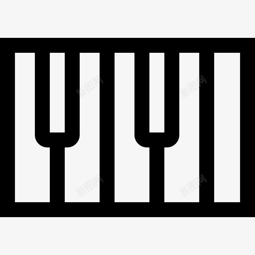 钢琴夜派对21直线图标svg_新图网 https://ixintu.com 夜派对21 直线 钢琴