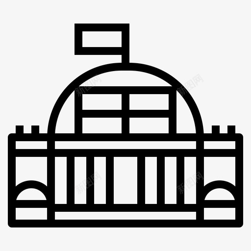 泰国曼谷火车站火车站图标svg_新图网 https://ixintu.com 泰国曼谷火车站火车站