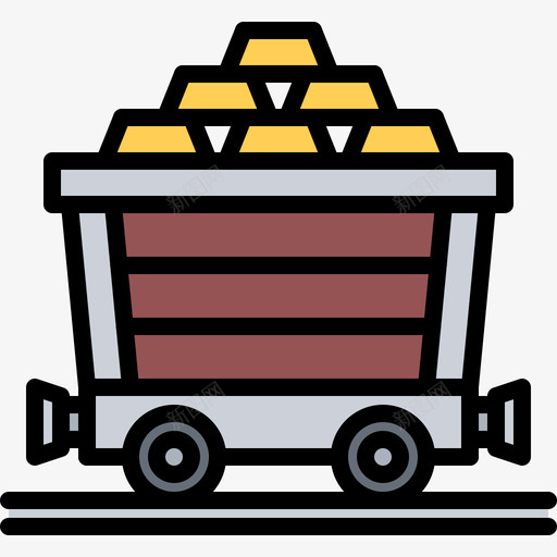 金色wildwest26彩色图标svg_新图网 https://ixintu.com wildwest26 彩色 金色